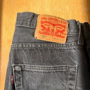 501 Black Levi’s